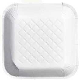 Paper 5-5 Square Disposable Tray 5x5 Inches, Packaging Type : Bulk