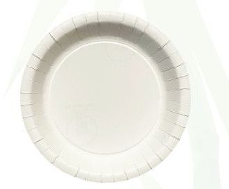 Paper 8 Inch Deep Round Disposable Plates, Packaging Type : Bulk