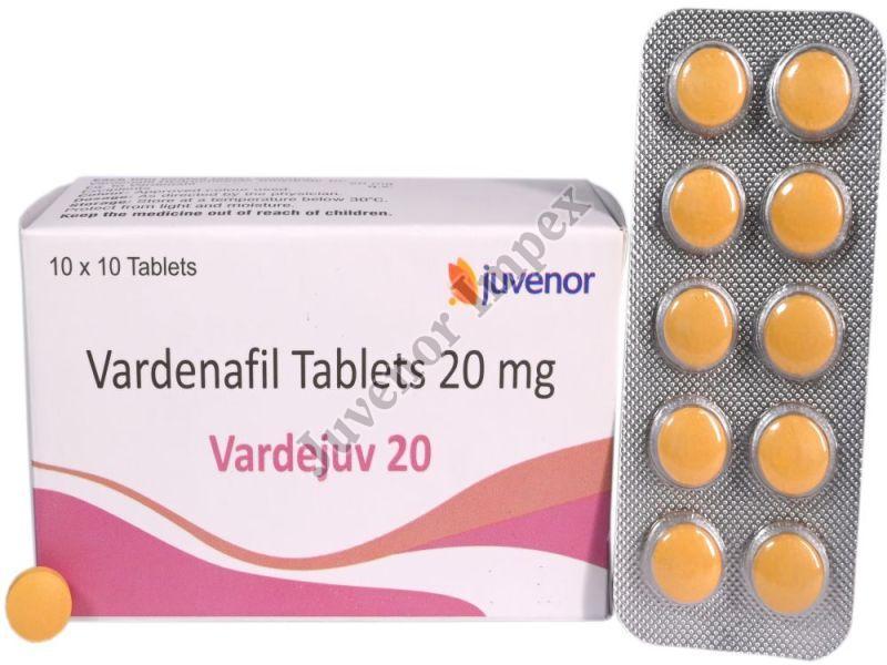 Vardenafil 20mg Tablets, Packaging Type : Box