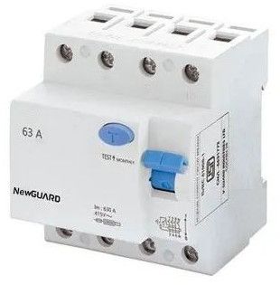 Plastic Three Phase Earth Leakage Circuit Breakers, Color : White
