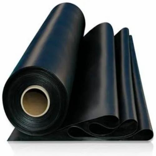 Industrial Grade Butyl Rubber Sheet, Color : Black / Grey