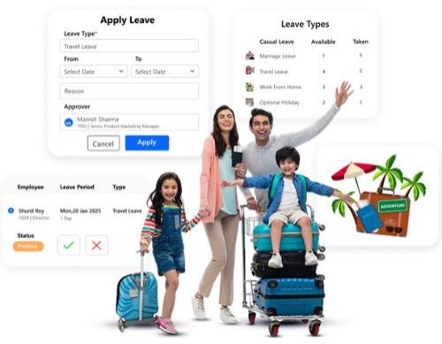 Leave Management System, Brand Name : Mewurk HRMS