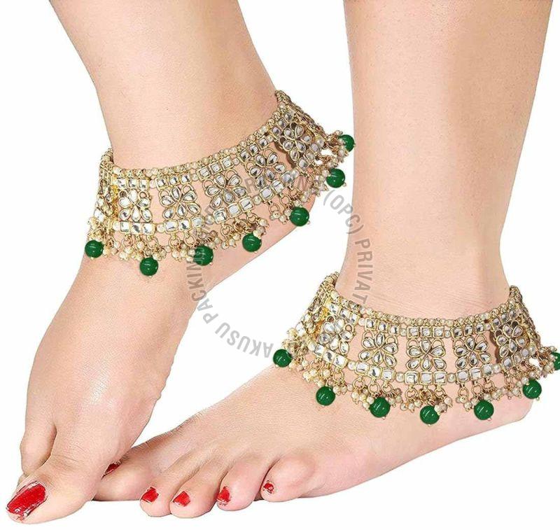 Kundan Stone Studded Bridal Payal