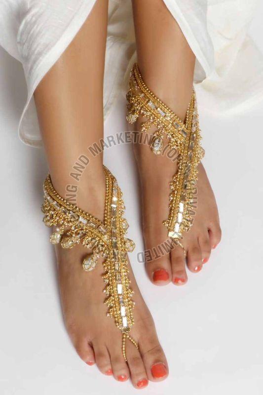 Pearl Beaded Bridal Anklet