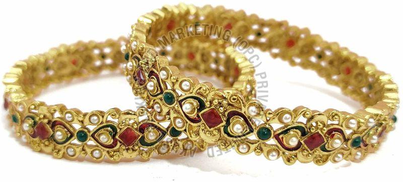 Polki Stone Studded Bridal Bangle