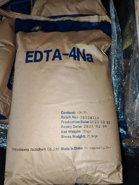 Powder EDTA Tetrasodium, Color : White, Purity : 99%