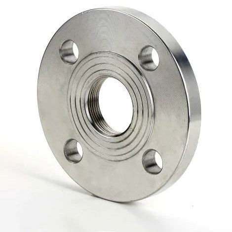 Polished 2 Inches Stainless Steel Pipe Flange, Color : Silver
