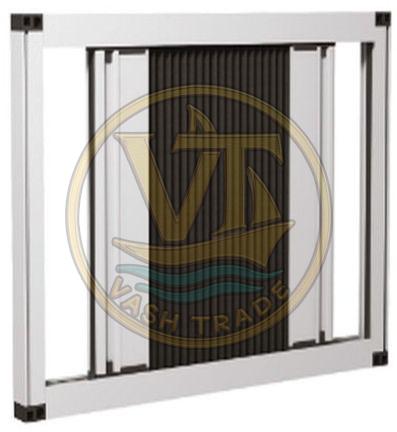 Polyester Center Opening Slider Pleated Mesh