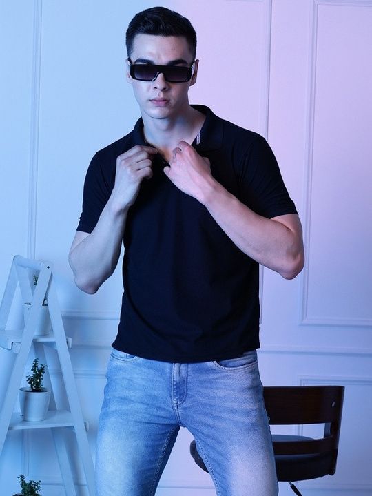 Men Polyester Polo T Shirt