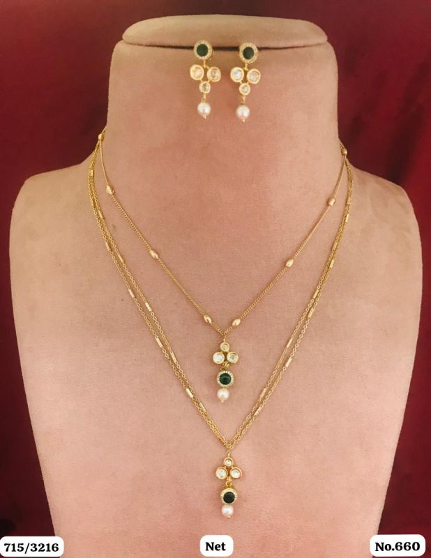 Gold Plated Necklace Set