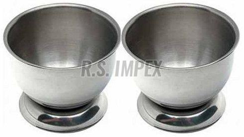 Stainless Steel Egg Cup, Color : Silver