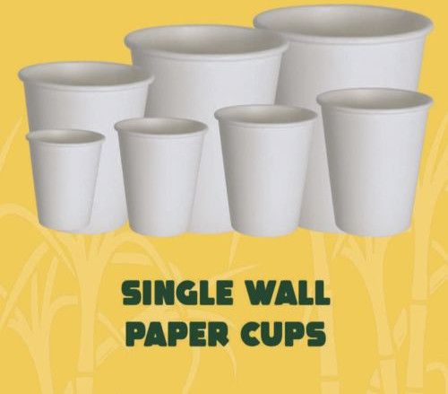 Single Wall Paper Cup for Hot Cold Beverages