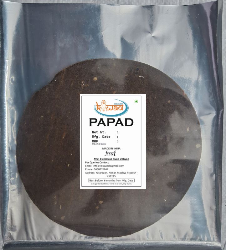 Black Moong Masala Papad