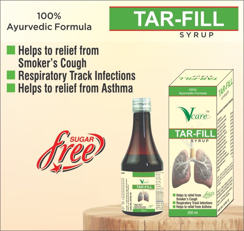 Vcare Tar Fill Sugar Free Cough Syrup