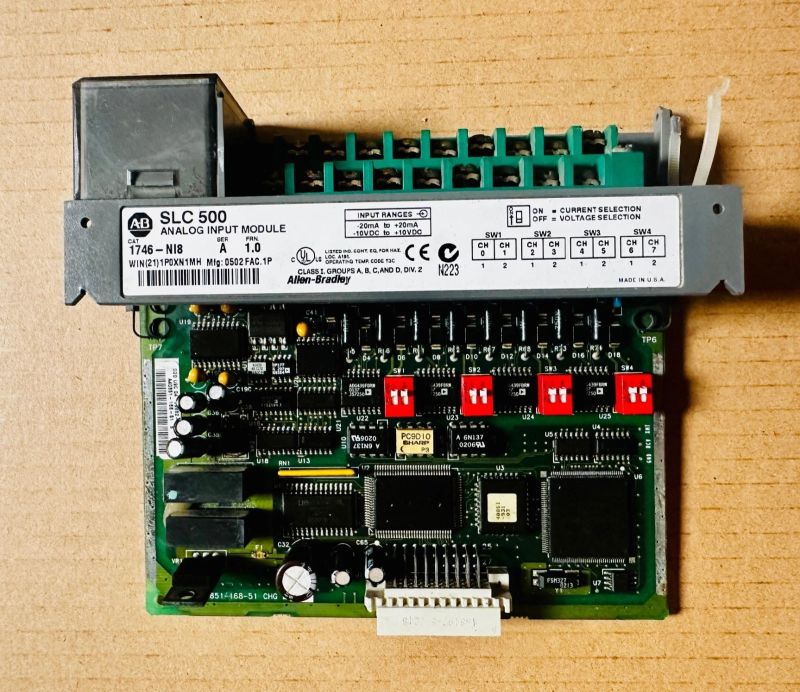 Allen Bradley Slc 500 1746-NI8 Ser A Analog Input Module
