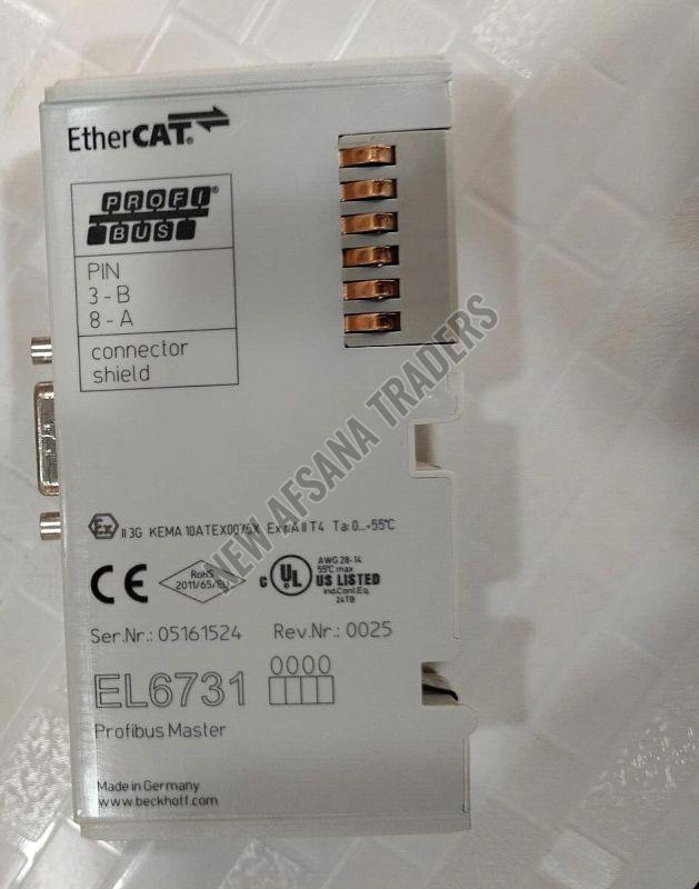 Beckhoff EL6731 Ethercat Profibus Master Controller W/ EL9011 Bus End Plate