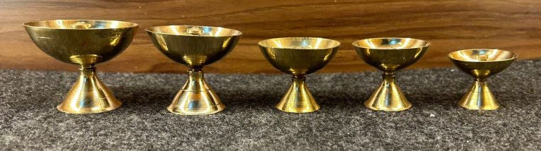 Brass Small Diya Set