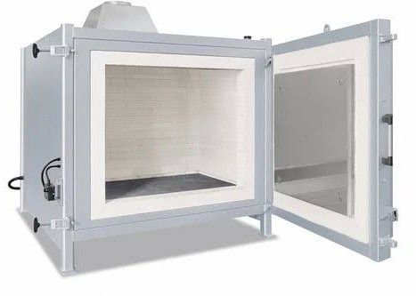 Up To 1200&DEG;C Steel Electric Chamber Furnace, Color : Gray