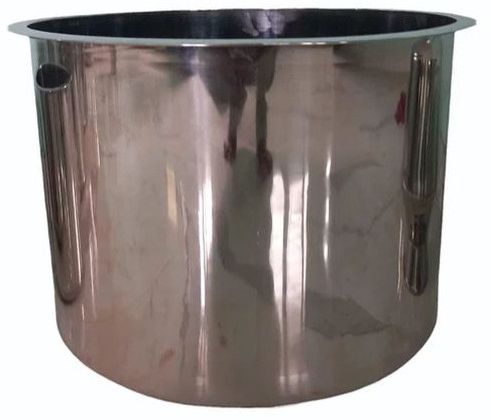 Plain Polished 5L Stainless Steel Food Container, Color : Silver