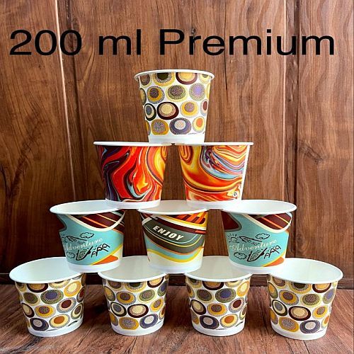 200 Ml Printed Disposable Paper Cup