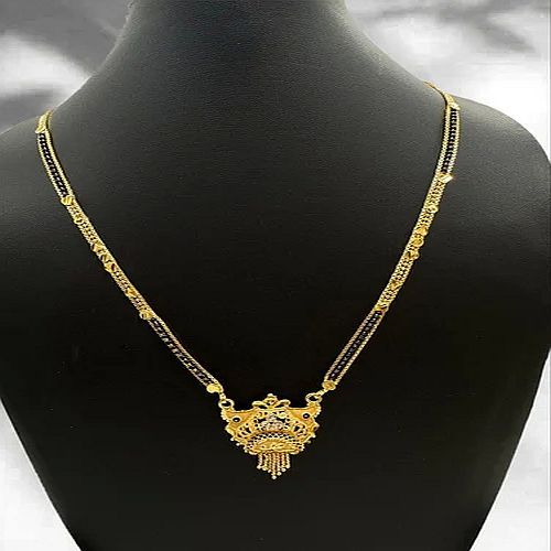 Ladies Golden Artificial Mangalsutra for Traditional Wear