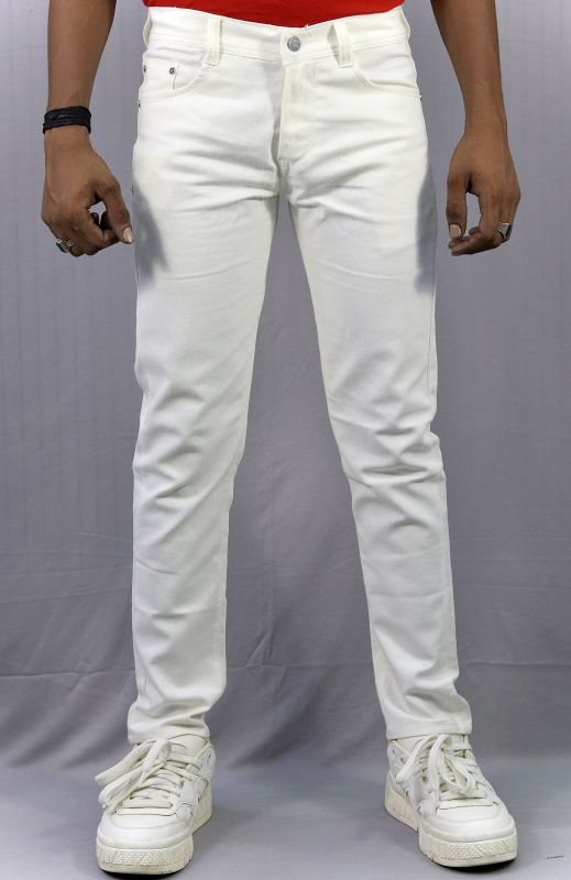 Mens White Jeans