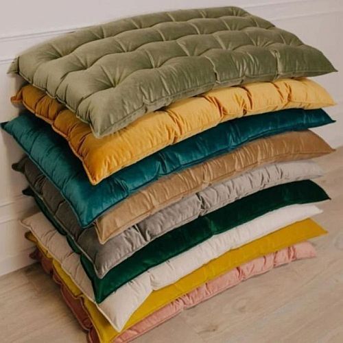 Cotton Rectangle Plain Floor Cushion Standard, Brand Name : Tasiyah