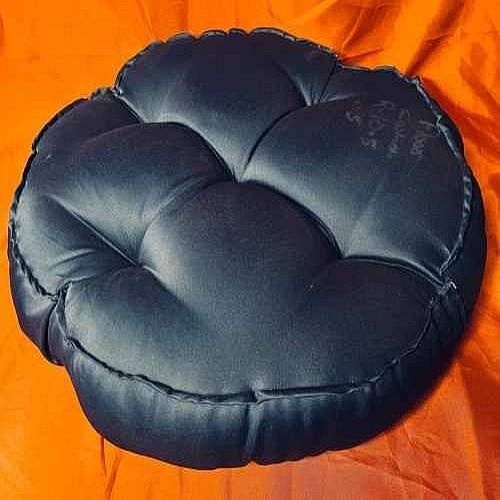 Satin Round Seat Cushion 30x30 Inch, Brand Name : Tasiyah for Home