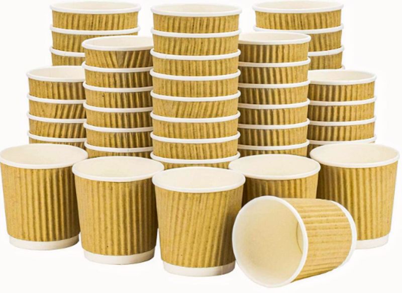 Disposable Plain Paper Coffee Cup
