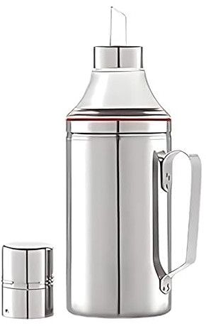 Stainless Steel Oil Dispenser, Color : Silver for Home