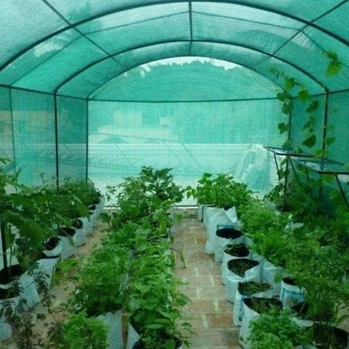 Plain Green Shade Net, Thickness : 5-10mm, Packaging Type : Roll