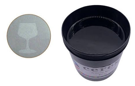 White Watermark Ink, Color : Black, Form : Liquid
