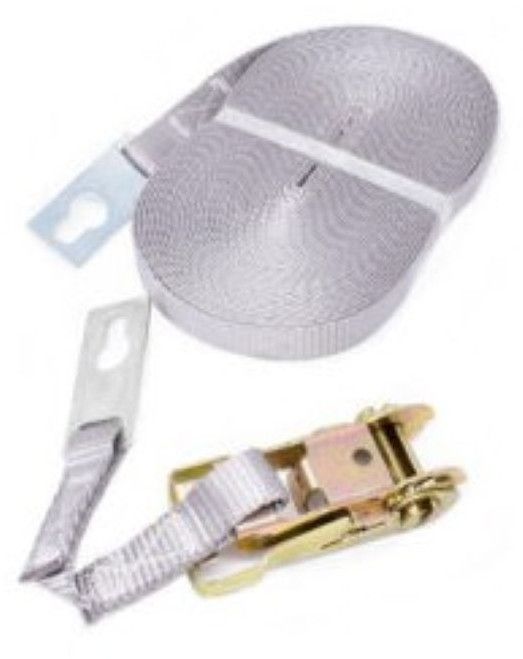Tie Down Ratchet Straps Operated With Keyhole Hook