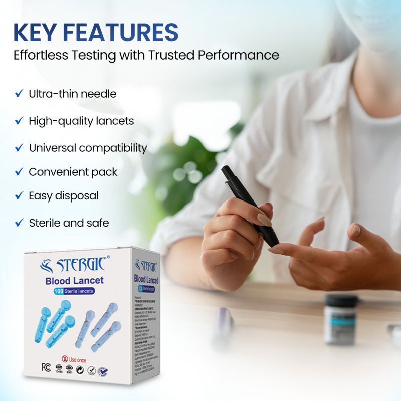 Stergic Blood Lancets, Universal Size