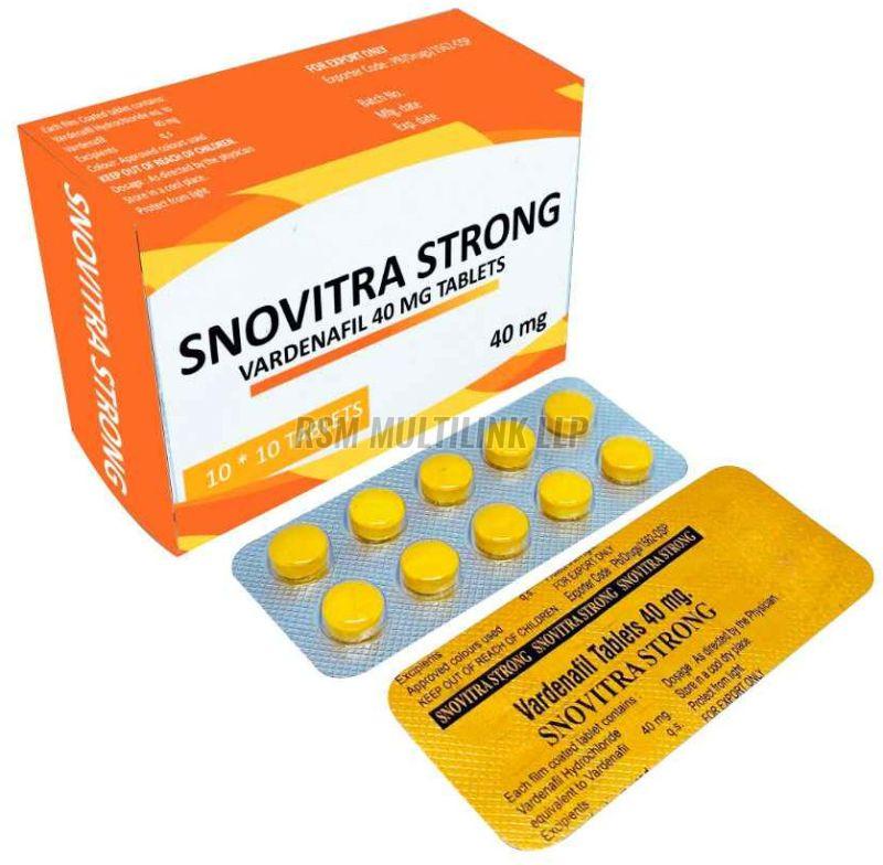 snovitra strong 40mg tablets
