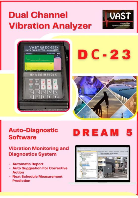 Dual Channel Vibration Analyzer