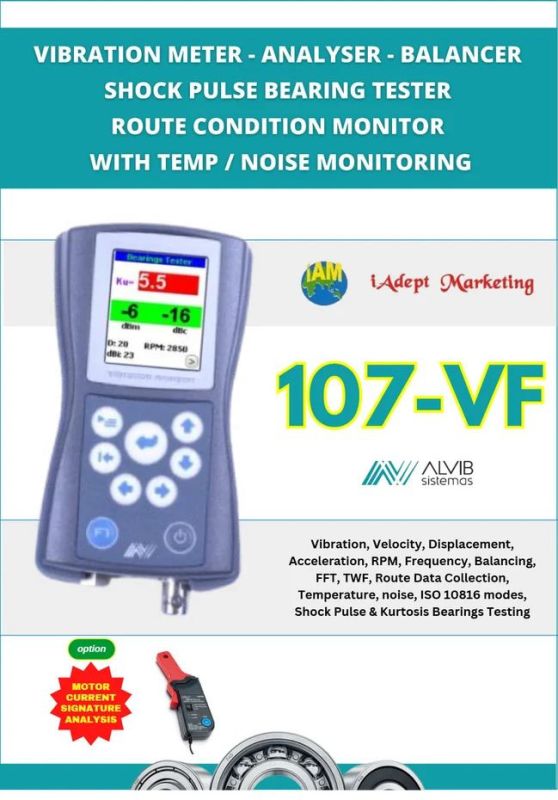 Single Channel Vibration Meter & Data Collector