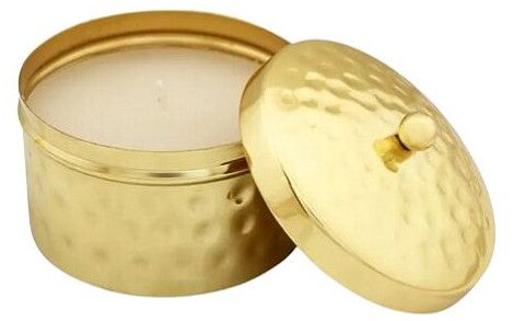 Polished Tin Wax Candle, Brand Name : Western Trend