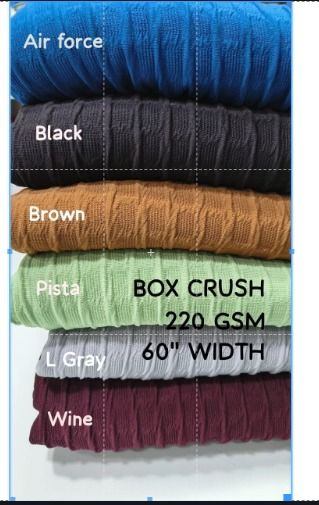 Crisscross Polyester Lycra GSM 240-250 T Shirt Fabric