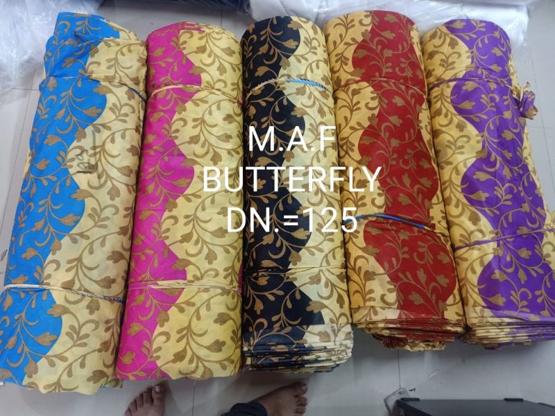 Butterfly Knitting Curtain Polyester Fabric