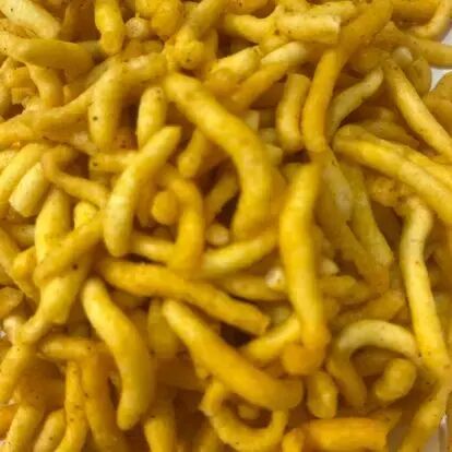 Masala Makka Sev, Color : Brown, Packaging Type : Packet