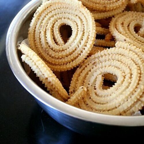 Rice Flour White Chakli for Snack