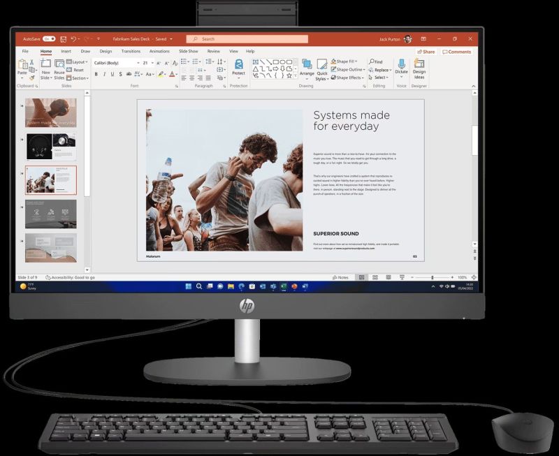 HP Proone 240 G10 60.5 Cm All in One Desktop PC