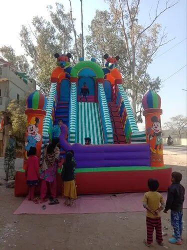 Synthetic Coated Fabrics Mickey Mouse Slide Bounce