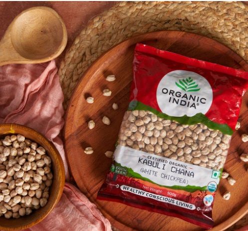 Organic White Kabuli Chana, Packaging Size : 500g, 1Kg for Cooking