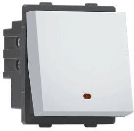 2 Module Switch with Indicator, Indicator Type : LED