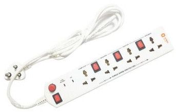 4x4 Socket Extension Board with 2 Metre Wire