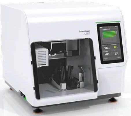 Automated Cover Slipping Station Model Mcs-500