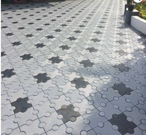 Butterfly Paver Brick : Grey, Thickness : 60mm