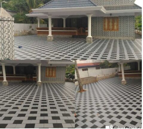 Graphic Rock Grey Paving Block, Thickness : 60mm
